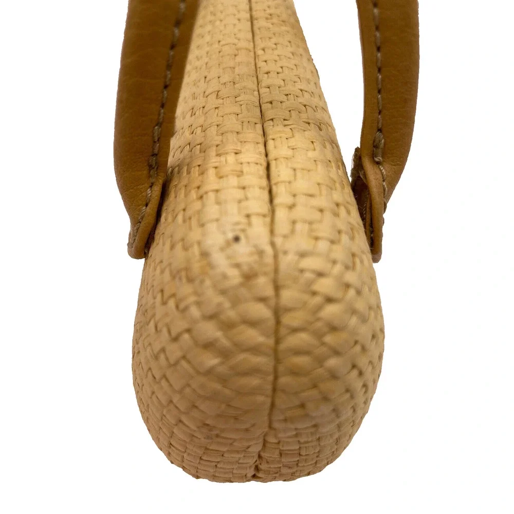 100% Paper With PVC Trim Sunglasses Case, Clam Shell Tan Hard Case- Pre-owned - Picture 3 of 8